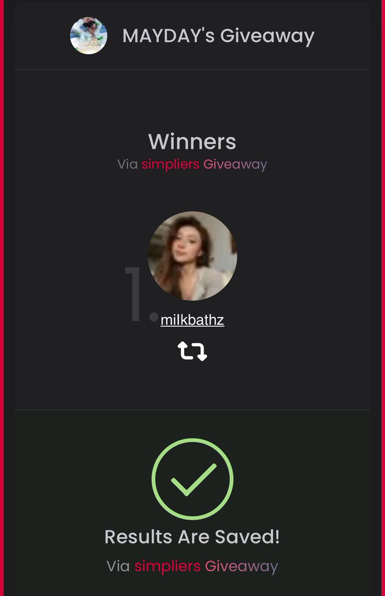 Congrats @miIkbathz! Goes To It RightFul Owner :) Calim Di Dm <a href="/ravencirillo/">Raven</a> 1 X 24 Jam