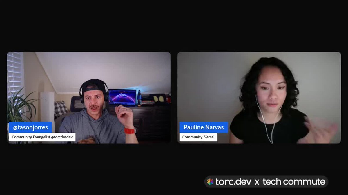 torcdotdev's tweet photo. Ever wished your Monday commute included dev wins, real talk, and @paw_lean?
Yeah, us too.
@TasonJorres hosts #techcommute to chat with the people shaping tech — one inspiring convo at a time.
📺 Catch the ride: https://t.co/6YL2V0tpDt
#WomenInTech #TechCommute #DevChat https://t.co/i0VvjP4HzB