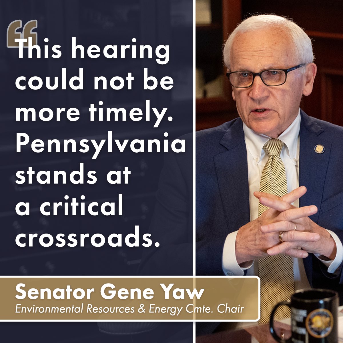 <a href="/SenatorStefano/">Senator Pat Stefano</a> and I held a hearing on grid reliability as demand rises. 51 energy projects fast-tracked to add 11K+ MW by 2030. A $10B plan will turn Homer City’s old coal plant into a gas-powered data center—25% of its power going to the grid. 

senatorgeneyaw.com/2025/05/12/as-…
