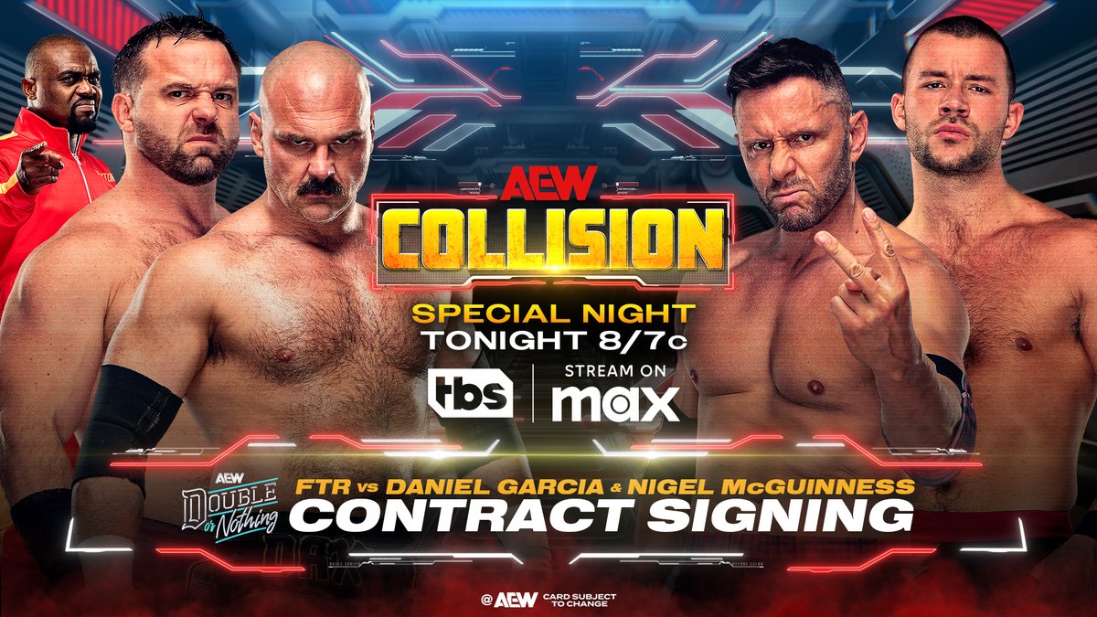 Super_Baby_Dean's tweet photo. 👊🐾🐾👊AEW COLLISION MAY 22, 2025 PREVIEW/RESULTS!👊🐾🐾👊
#AEW #COLLISION #PREVIEW #RESULTS #DONCALLISFAMILY #MERCEDESMONE #REYNAISIS #PARAGON #GRIZZLEDYOUNGVETERANS #JAYLETHAL #KYLEFLETCHER #FTR #DANIELGARCIA #NIGELMCGUINNESS #KOMANDER #SPEEDBALLMIKEBAILEY #RUSH #DRALISTICO #VOLADORJR #MAGNUS #RUGIDO #MISTICO #MASCARADORADO #JOSHALEXANDER #TEMPLARIO #ARFOX
https://t.co/28PjXcfPfI