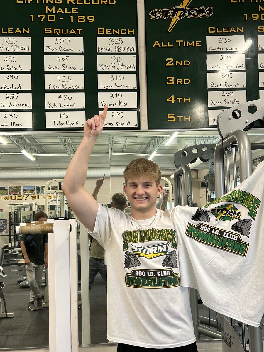 Not many know this, but 6 months ago I got labrum repair surgery on my shoulder. And now after months of rehab and hard work, I’m proud to say I earned a spot on the SRR lifting board by benching 290 — joining the 900 lb. Club! With hard work and dedication, anything is possible.