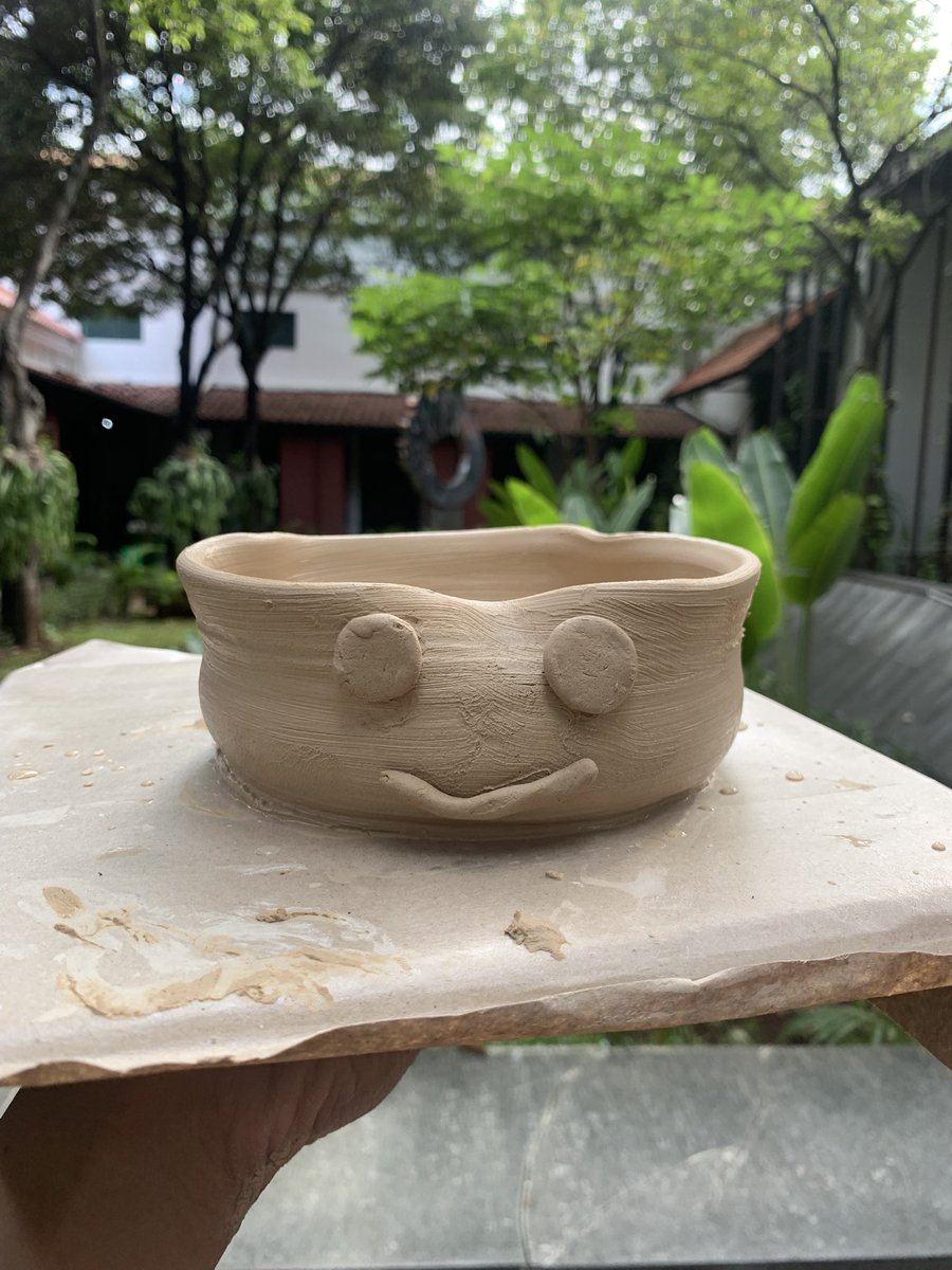 voltrbb's tweet image. pertama kalinya ikut pottery class, seruww bgt!!