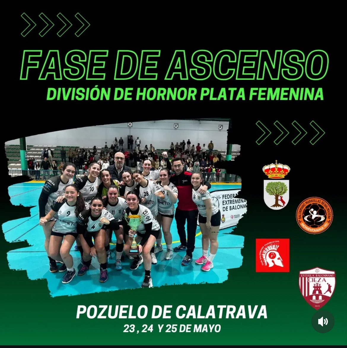 Nuestras chicas de <a href="/bm_aceuchal/">Balonmano Aceuchal</a> Aceuchal partirán rumbo a Ciudad Real y Pozuelo de Calatrava en sus respectivos campeonatos nacionales donde lucharán por dejar el nombre de ACEUCHAL lo más alto posible 
Mucho ánimo guerreras 
#SiSeQuiereSePuede❤️🤍