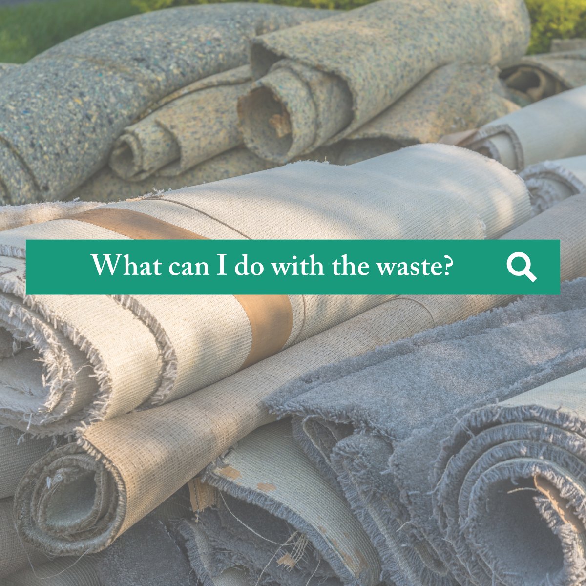 Ways to Repurpose Leftover Carpet:

🥾 Create custom door mats and rugs (we offer a whipping service - just ask our team!) 

🚗 Muddy boots, excited paws, and prams causing havoc in your car? Use your carpet scraps to protect your flooring.

Read our blog: bit.ly/41YefMb