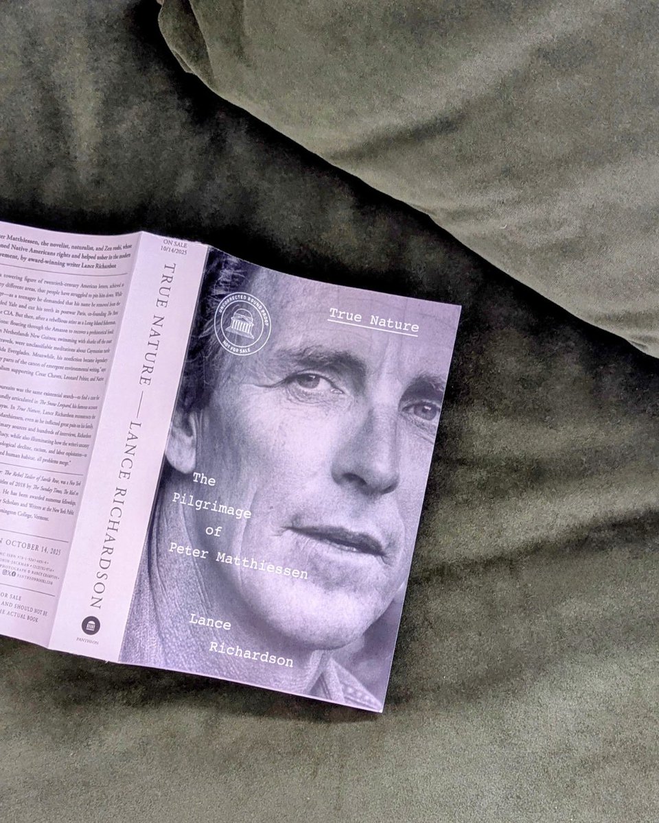 Pantheon Books (@pantheonbooks) on Twitter photo Today we honor the life of Peter Matthiessenānovelist, naturalist, Zen teacher, and fearless seeker of truth. šæ Coming this fall, TRUE NATURE by <a href="/lancerichardson/">Lance Richardson āļøš</a> is the first biography to fully capture his wild, searching life. On sale 10/14.
penguinrandomhouse.com/books/604930/t⦠Today we honor the life of Peter Matthiessenānovelist, naturalist, Zen teacher, and fearless seeker of truth. šæ Coming this fall, TRUE NATURE by <a href="/lancerichardson/">Lance Richardson āļøš</a> is the first biography to fully capture his wild, searching life. On sale 10/14.
penguinrandomhouse.com/books/604930/tā¦
