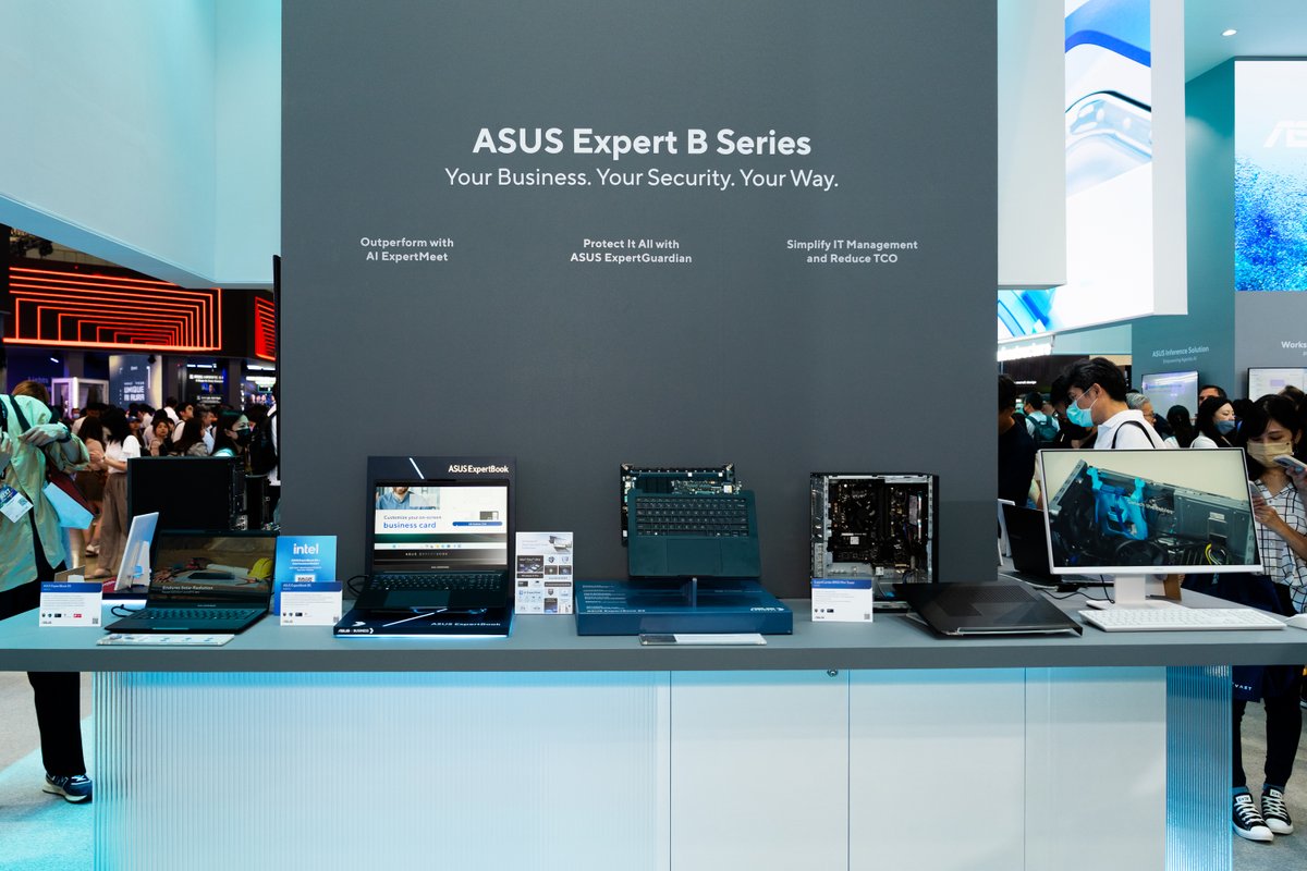 ASUS's tweet image. We’re bringing AI to the workspace with smarter, faster devices.
Visit the #ASUS booth at #COMPUTEX2025 to explore our latest business laptops, desktops, displays, and 5G routers—built for productivity, protection, and seamless connectivity.

asus.click/computex25_x

#AIforwork
