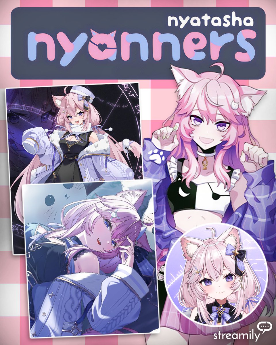 StreamilyLive's tweet photo. πΈπ« Get ready, internet gremlins and VTuber lovers! π«πΈ
The one and only Nyanners is going LIVE for a Streamily autograph signing! ππ€π
@NyanNyanners
https://t.co/7ZqmtPODc6
#Nyanners #VTuber #VTuberCommunity #PinkCatEnergy #LewdButCute https://t.co/cDyhwGWPGh
