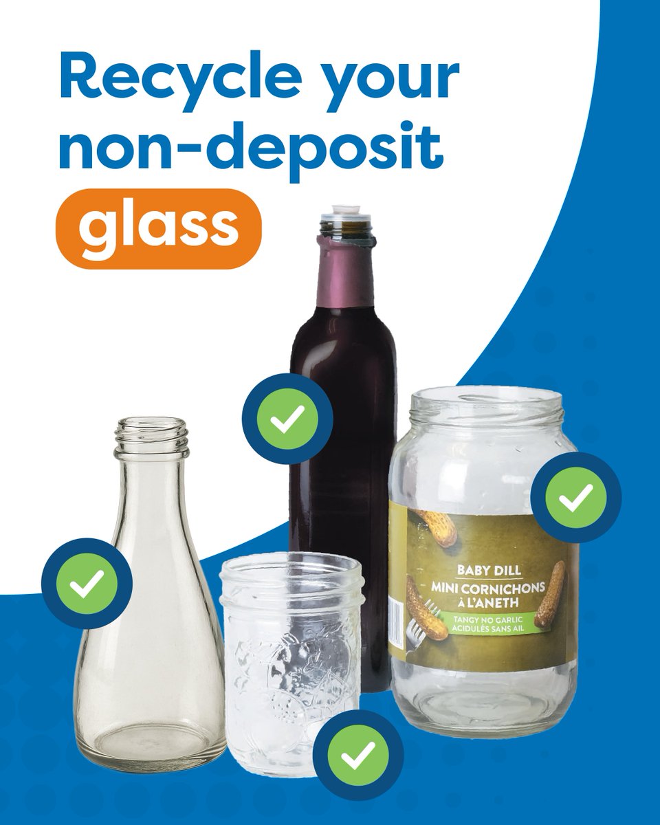 🍾♻️ Recycle Your Non-Deposit Glass Bottles &amp; Jars! ✨

✅ Rinse dirty materials before recycling 🚿
✅ Remove lids &amp; recycle them separately 🔄
✅ Bring to a SARCAN depot 📍

Learn how to recycle: SKRecycles.ca/how-do-i-recyc…