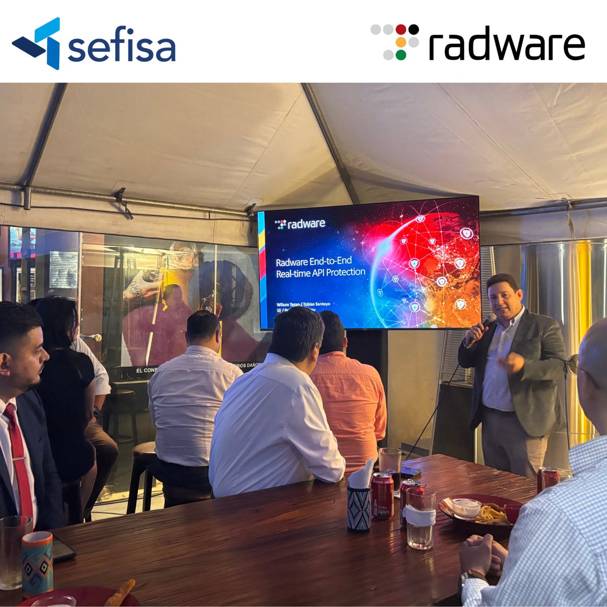 SefisaCA's tweet photo. 🥃 Una noche de ciberseguridad y single malts
🔹Gracias por acompañarnos en esta experiencia única junto a nuestros partners @radware .
Conversaciones estratégicas, networking de alto nivel y el sabor inigualable de un buen whiskey.
#Ciberseguridad #Networking #sefisa https://t.co/sm7W11fDm5