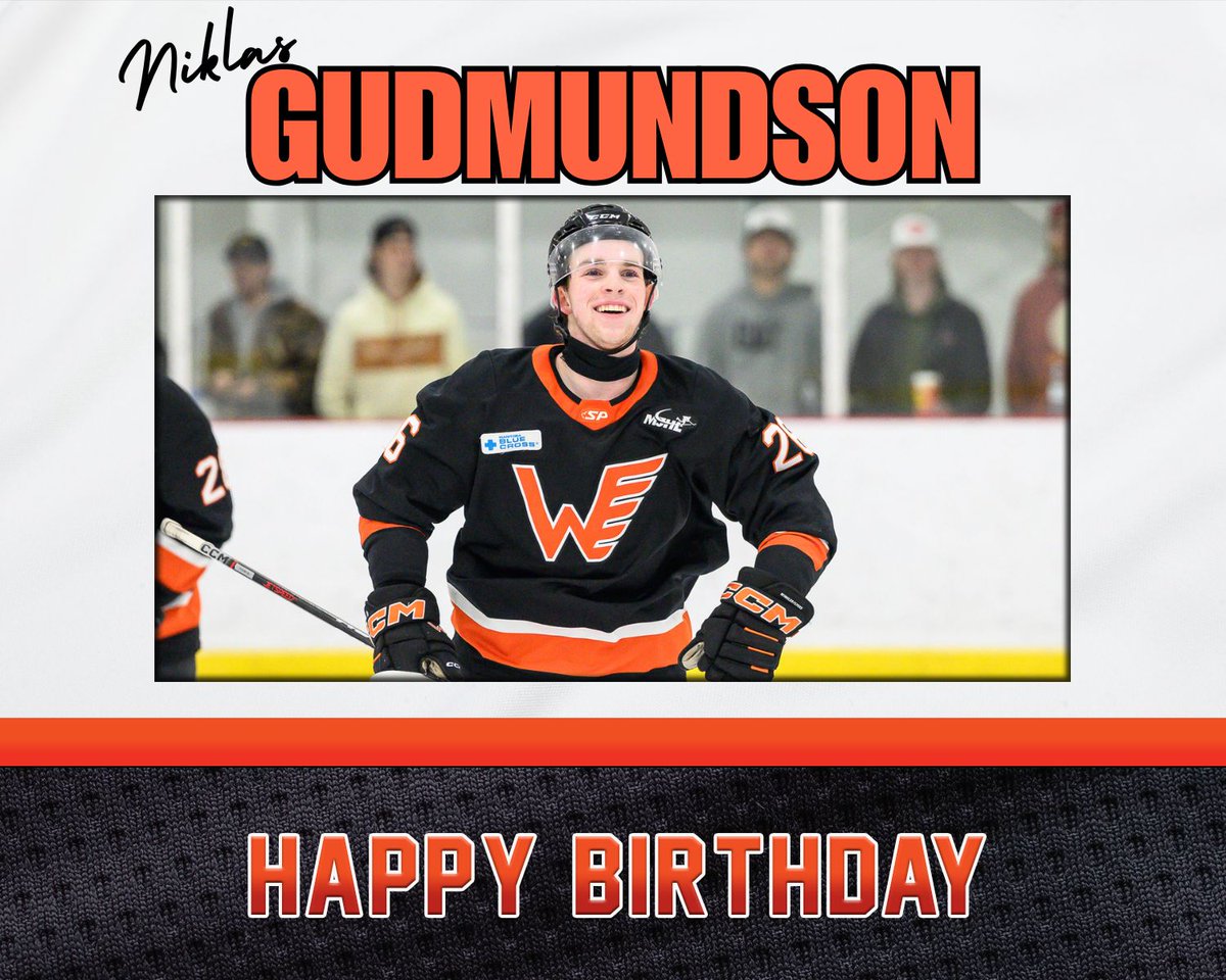 Happy birthday to Flyers forward Niklas Gudmundson! Goody, your skill on the ice and presence in the room make a lasting impact. It’s been a pleasure watching you do your thing. Enjoy the day!

#GoFlyersGo #OrangeAndBlack #FightForGordie
