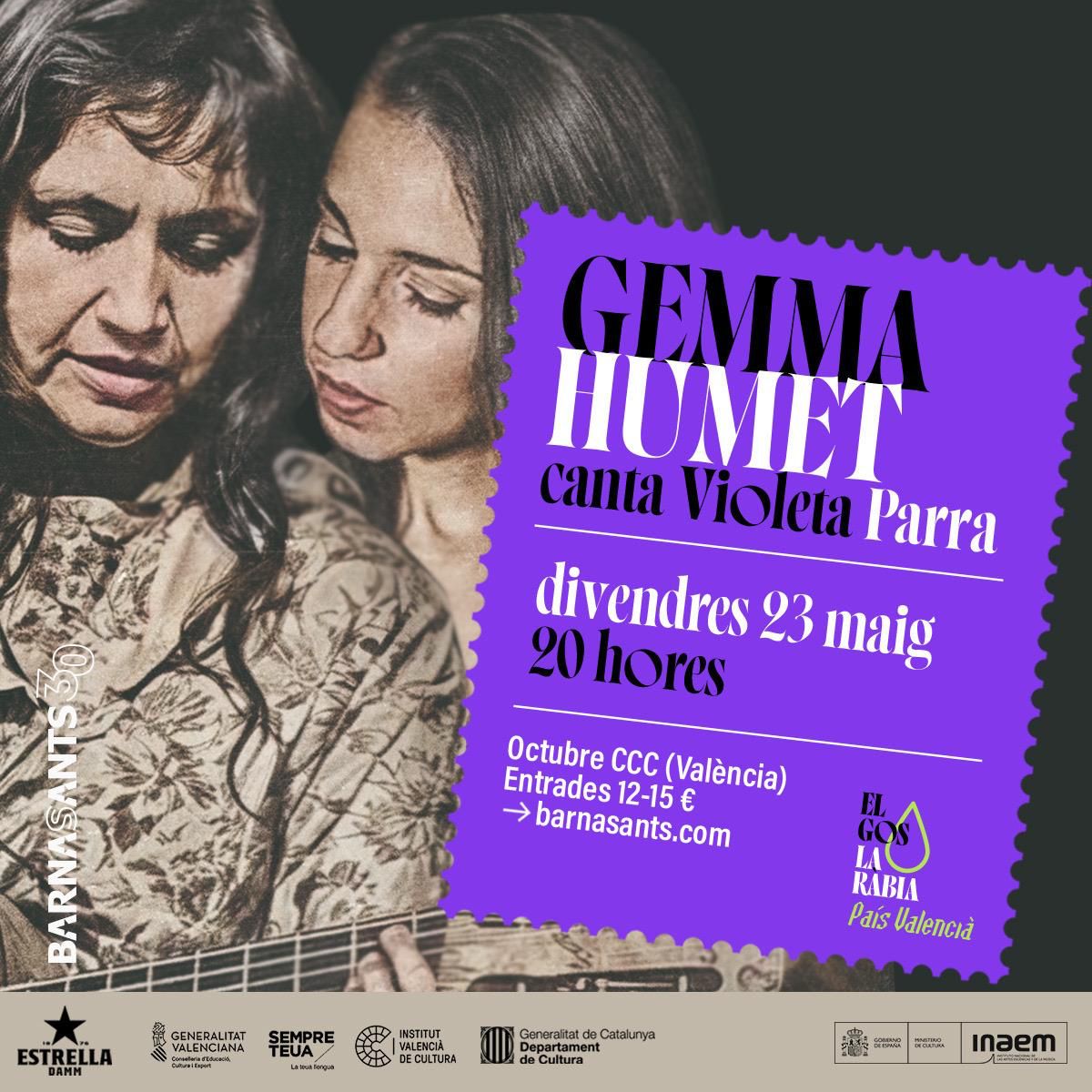 OctubreCCC (@octubreccc) on Twitter photo Divendres 23 de maig nou concert #BarnaSants <a href="/barnasants/">BARNASANTS!</a> : <a href="/gemmahumet/">Gemma Humet</a> canta Violeta Parra. Anticipades a la venda / <a href="/AccioCulturalPV/">Acció Cultural del País Valencià</a> <a href="/PauAlabajos/">Pau Alabajos</a> <a href="/BeatValencia/">Beat Valencia</a> Divendres 23 de maig nou concert #BarnaSants <a href="/barnasants/">BARNASANTS!</a> : <a href="/gemmahumet/">Gemma Humet</a> canta Violeta Parra. Anticipades a la venda / <a href="/AccioCulturalPV/">Acció Cultural del País Valencià</a> <a href="/PauAlabajos/">Pau Alabajos</a> <a href="/BeatValencia/">Beat Valencia</a>