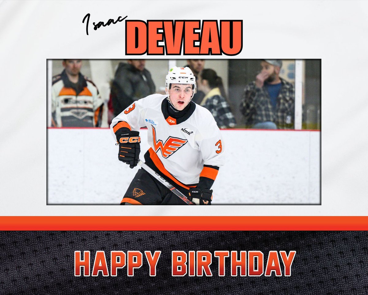 Happy birthday to Flyers defenseman Isaac Deveau! You lead by example—tough, relentless, and never backing down. You bring that edge every game. Proud of the player and warrior you are and the heart of gold you have!

#GoFlyersGo #OrangeAndBlack #FightForGordie