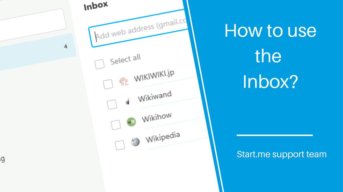 Busy day? 📌 Just drop your bookmarks in the Inbox and keep going. Sort them later, stay in flow now. The Inbox makes it easy!
support.start.me/en/articles/11…