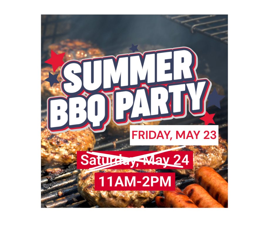 vermacehardware's tweet photo. Looks like our BBQ was so hot, it jumped to an earlier date 🔥😅 Kick off grill season at our Summer BBQ Party on FRIDAY, May 23, 11am–2pm! https://t.co/u7qGjM5Uw4
