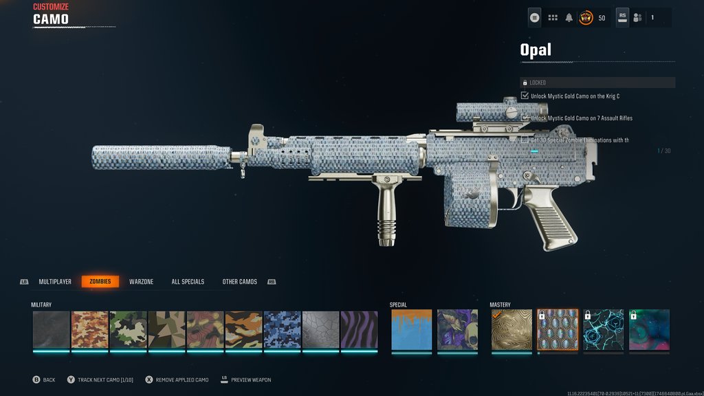 FracturedV's tweet image. The Krig C is up for today’s grind!
Time to tackle the undead and earn that Opal camo 💎
Catch the grind later on stream 👇
🔗 Twitch - l8r.it/mjXs| YouTube - l8r.it/md1Z
#BO6 #ZombiesGrind #KrigC