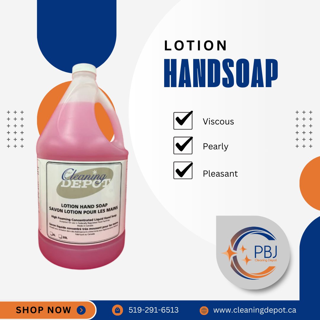 PBJ Cleaning Depot Group (@cleaningdepot) on Twitter photo Did you know that the humble hand soap we take for granted plays a vital role in our health and well-being? In a world where cleanliness is more important than ever
Call for More Information
Listowel - 519-291-6513
customersupport@cleaningdepot.ca
shop.cleaningdepot.ca Did you know that the humble hand soap we take for granted plays a vital role in our health and well-being? In a world where cleanliness is more important than ever
Call for More Information
Listowel - 519-291-6513
customersupport@cleaningdepot.ca
shop.cleaningdepot.ca