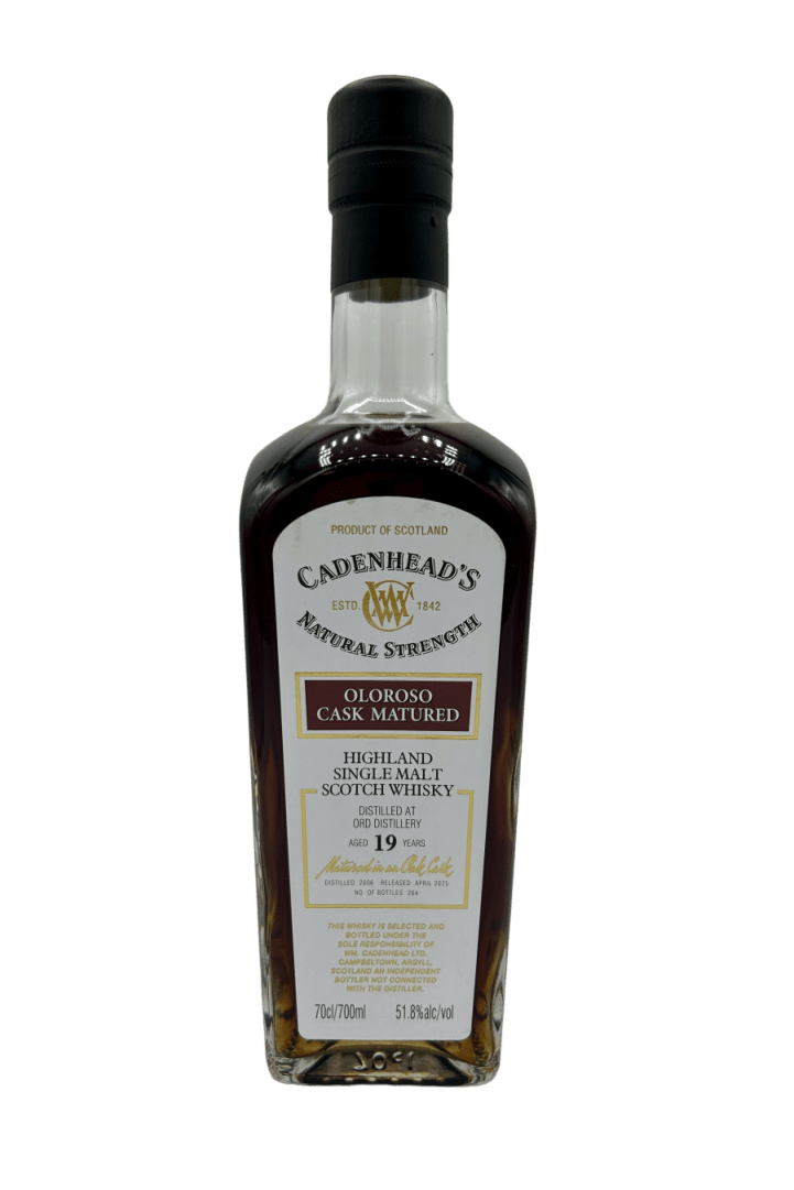 New Arrivals from our friends in Campbeltown!
Two cracking Drams
Glenallachie - Glenlivet 12 Year Old Oloroso Cask Matured 65.8%
Ord 19 Year Old Oloroso Cask Matured 51.8%
robbieswhiskymerchants.com/browse/q-cadenh
