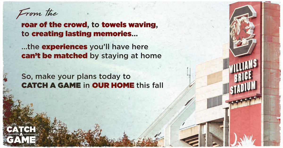 Cason Henry (@realcasonhenry) on Twitter photo Catch A Game at Williams-Brice Stadium this fall! Check out what's planned for our upcoming <a href="/GamecockFB/">Gamecock Football</a> season!
➡️ gamecocksonline.com/2025-football-…
#Gamecocks Catch A Game at Williams-Brice Stadium this fall! Check out what's planned for our upcoming <a href="/GamecockFB/">Gamecock Football</a> season!
➡️ gamecocksonline.com/2025-football-…
#Gamecocks
