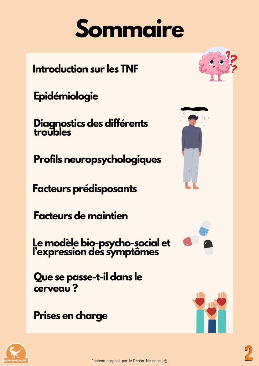 Un nouveau livret est disponible sur notre site 🦕 

Nous abordons aujourd’hui le thème des troubles neuro-fonctionnels avec Lucas ! Vous pouvez le retrouver en entier juste ici : raptorneuropsy.com/troubles-psych… 

Bonne lecture