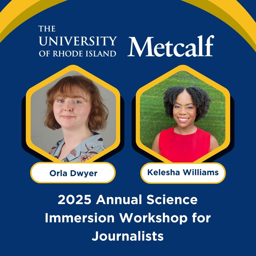 Metcalf Institute (@metcalfuri) on Twitter photo Congrats to <a href="/orladwyer_/">Orla Dwyer</a> and <a href="/_KelzWilliams/">Kelesha Williams</a>, two international fellows joining us for Metcalf’s 2025 Annual Science Immersion Workshop for Journalists! Read about them, and stay tuned for more fellow spotlights ahead of the workshop June 8-13! #AWJ2025
ow.ly/WT4I50VX33t Congrats to <a href="/orladwyer_/">Orla Dwyer</a> and <a href="/_KelzWilliams/">Kelesha Williams</a>, two international fellows joining us for Metcalf’s 2025 Annual Science Immersion Workshop for Journalists! Read about them, and stay tuned for more fellow spotlights ahead of the workshop June 8-13! #AWJ2025
ow.ly/WT4I50VX33t