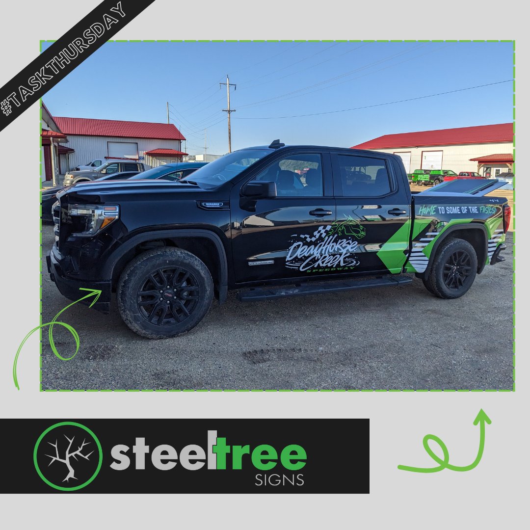 SteeltreeSigns's tweet photo. this Dead Horse Creek Speedway truck won't sneak up on anyone anymore.
#TaskThursday https://t.co/Zoq8EIkn9b