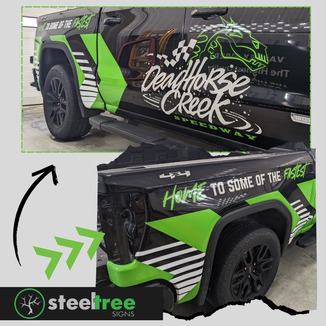 SteeltreeSigns's tweet photo. this Dead Horse Creek Speedway truck won't sneak up on anyone anymore.
#TaskThursday https://t.co/Zoq8EIkn9b