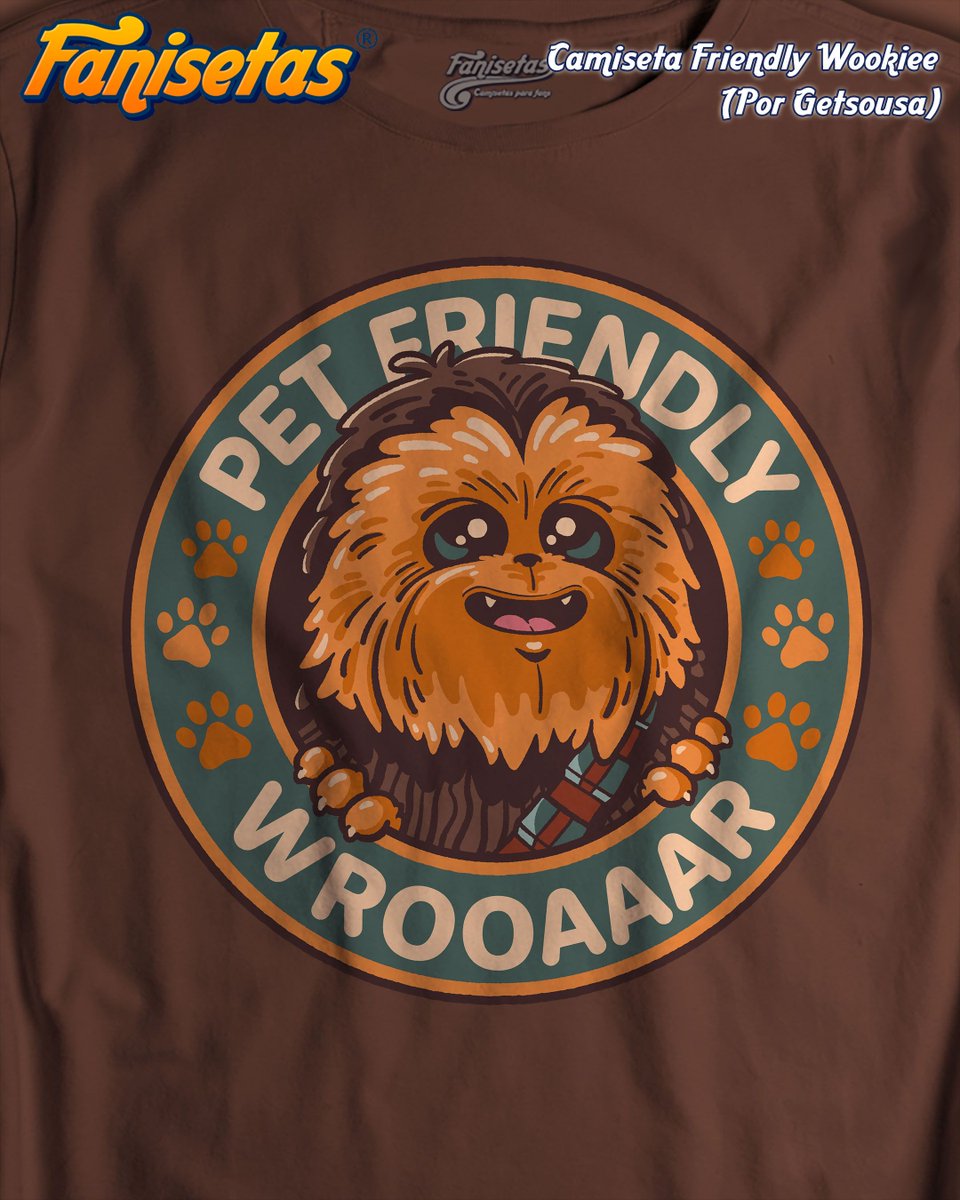 Fanisetas (@fanisetas) on Twitter photo Pet friendly #wookie! #camisetas #tees #tshirts #cute #kawaii #chewie #chewbacca #fanisetas Ilustrado por <a href="/getsousa_tees/">GetSousa!✍️</a> fanisetas.com/camiseta-frien… Pet friendly #wookie! #camisetas #tees #tshirts #cute #kawaii #chewie #chewbacca #fanisetas Ilustrado por <a href="/getsousa_tees/">GetSousa!✍️</a> fanisetas.com/camiseta-frien…