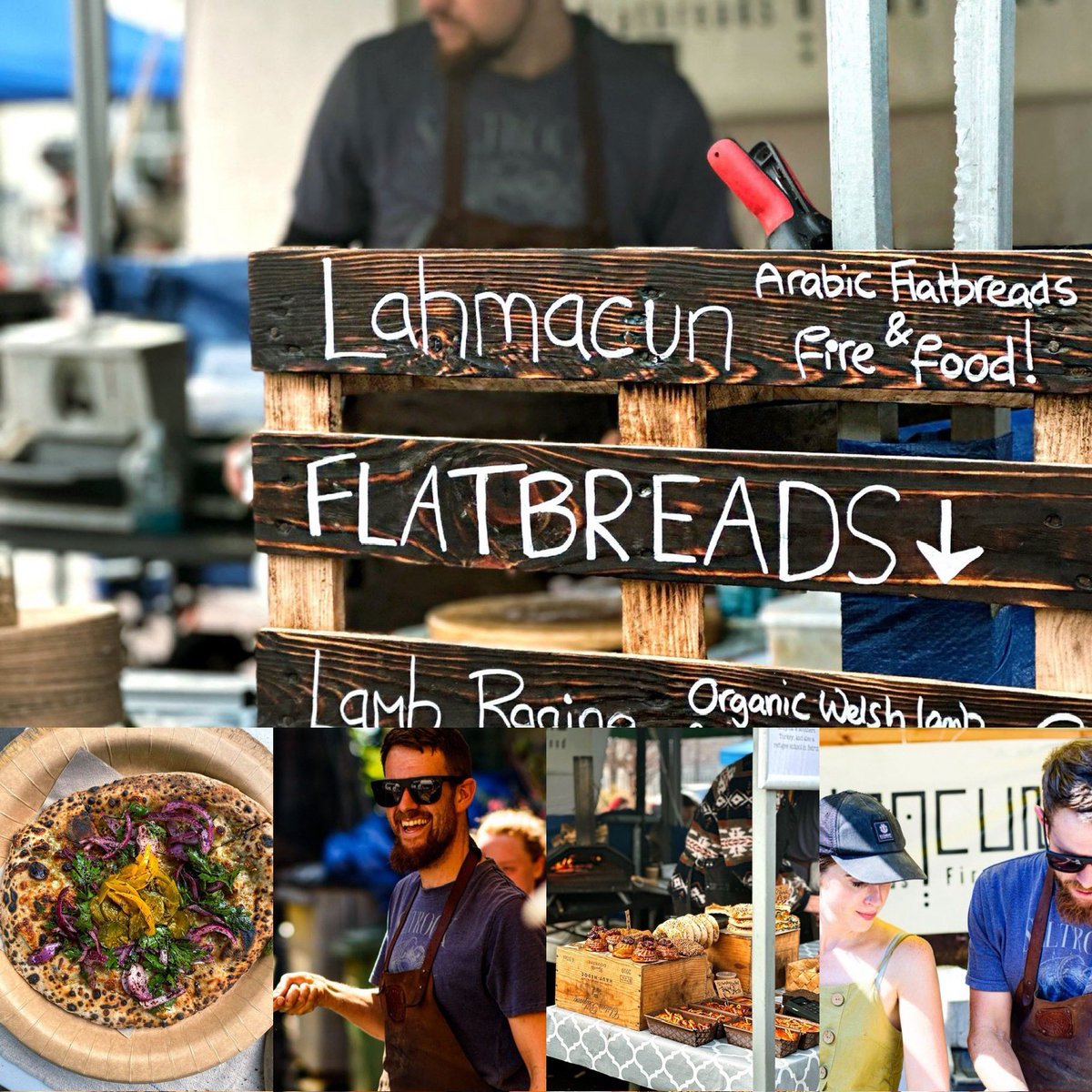 From Tonight!!!

Lahmacun are serving their delicious fire cooked Arabic Flatbreads along side some delicious baked goods.

Service Times

Thursday 5.30pm -8.30pm 

Friday 5pm - 9pm

Saturday 12pm - 9pm

See you soon 

Team State 

X