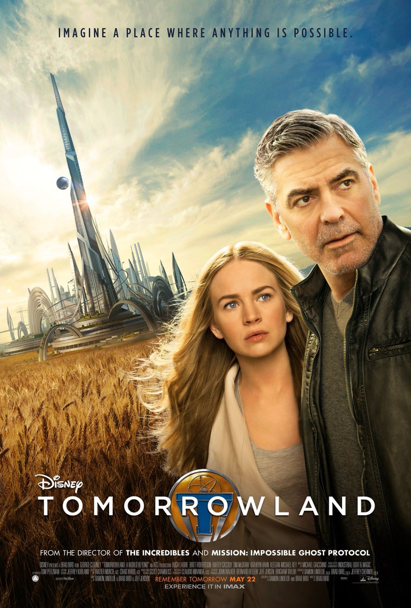 Untitled Junk: 4 DAYS UNTIL MY 22nd B-DAY! 🎂🎉 (@untitledjunk) on Twitter photo Happy 10th Anniversary to Brad Bird’s Tomorrowland! 🥳🎉
#Tomorrowland #GeorgeClooney #RaffeyCassidy #KathrynHahn #ScottChambliss #ClaudioMiranda #WalterMurch #CraigWood <a href="/m_giacchino/">Michael Giacchino</a> <a href="/ILMVFX/">Industrial Light & Magic</a> <a href="/skywalkersound/">Skywalker Sound</a> #GaryRydstrom #JohnWalker #JeffreyChernov #DamonLindelof <a href="/BradBirdA113/">Brad Bird</a> Happy 10th Anniversary to Brad Bird’s Tomorrowland! 🥳🎉
#Tomorrowland #GeorgeClooney #RaffeyCassidy #KathrynHahn #ScottChambliss #ClaudioMiranda #WalterMurch #CraigWood <a href="/m_giacchino/">Michael Giacchino</a> <a href="/ILMVFX/">Industrial Light & Magic</a> <a href="/skywalkersound/">Skywalker Sound</a> #GaryRydstrom #JohnWalker #JeffreyChernov #DamonLindelof <a href="/BradBirdA113/">Brad Bird</a>