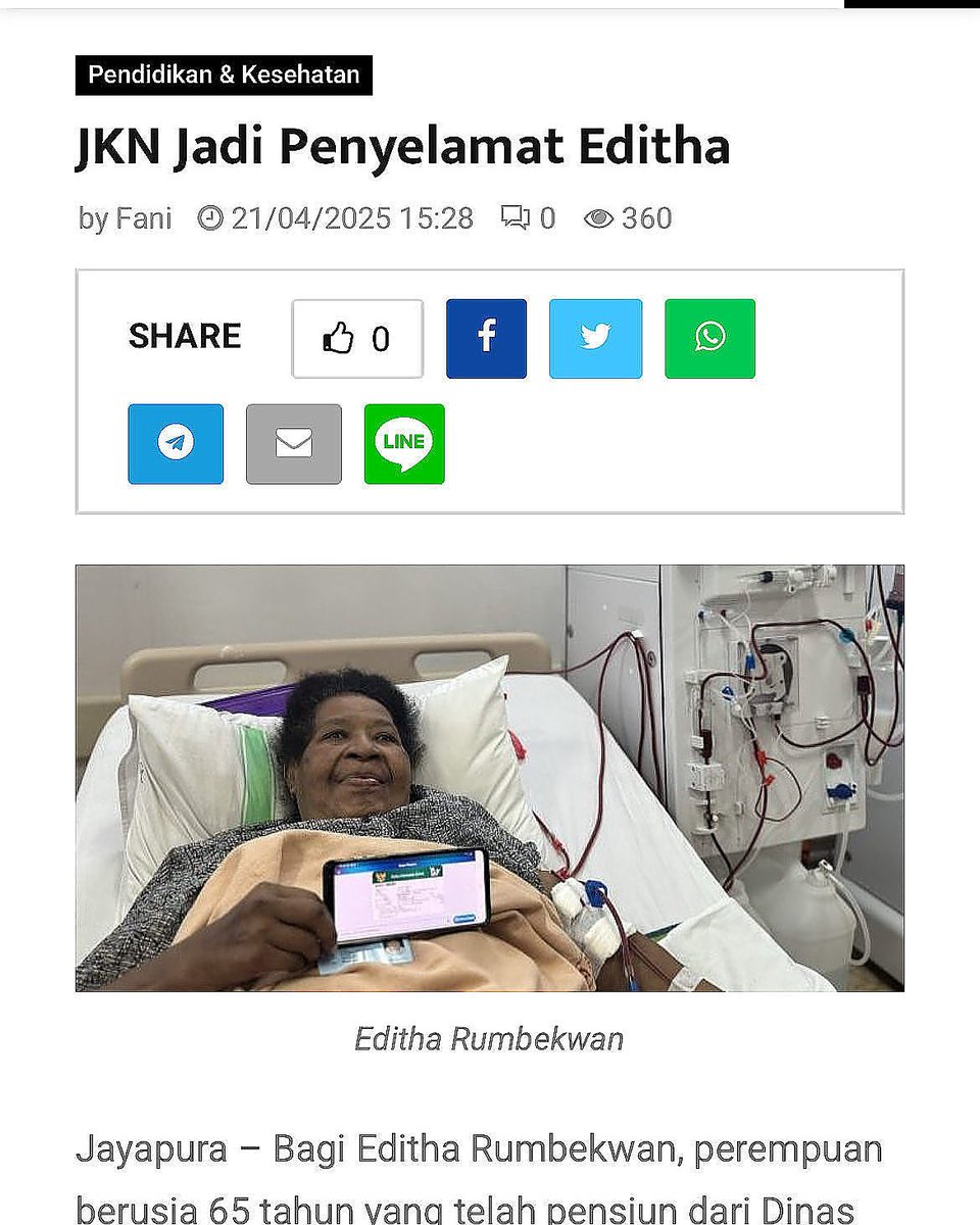 ikut seneng liat orang bisa berobat dengan gratis dan dapet layanan kesehatan yang baik…. #bpjs #bpjskesehatan pasificpos.com/jkn-jadi-penye…