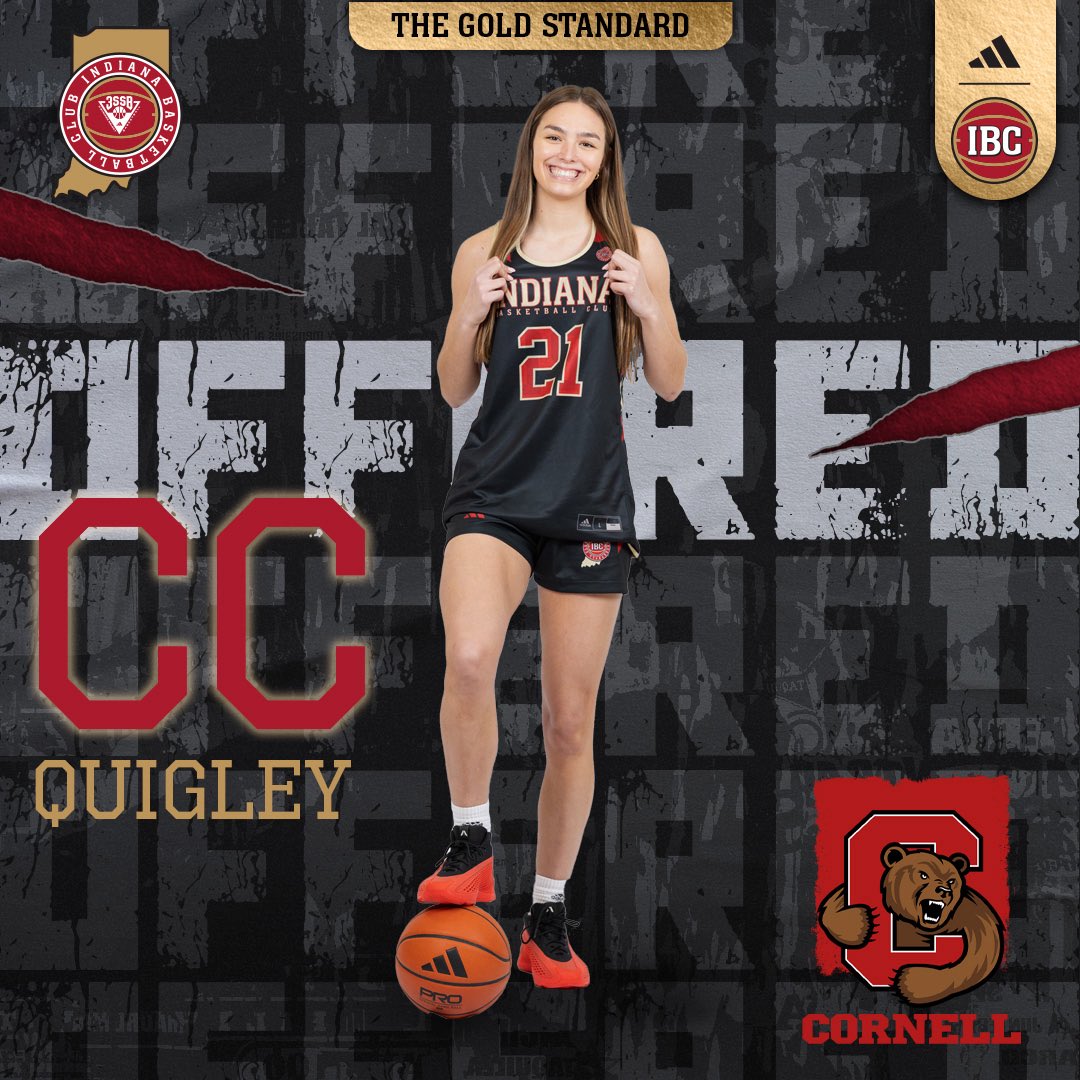 Indiana Basketball Club (@ibcwbb) on Twitter photo CC Quigley (<a href="/CCQuigley1/">Caroline (CC) Quigley</a>) c/o 2026 has picked up an offer from <a href="/CornellWBB/">Cornell Women’s Basketball</a> !
<a href="/IBC17U3SSB/">Indiana Basketball Club 17U 3SSB</a> <a href="/t_mar1/">Tony Marlin</a> CC Quigley (<a href="/CCQuigley1/">Caroline (CC) Quigley</a>) c/o 2026 has picked up an offer from <a href="/CornellWBB/">Cornell Women’s Basketball</a> !
<a href="/IBC17U3SSB/">Indiana Basketball Club 17U 3SSB</a> <a href="/t_mar1/">Tony Marlin</a>
