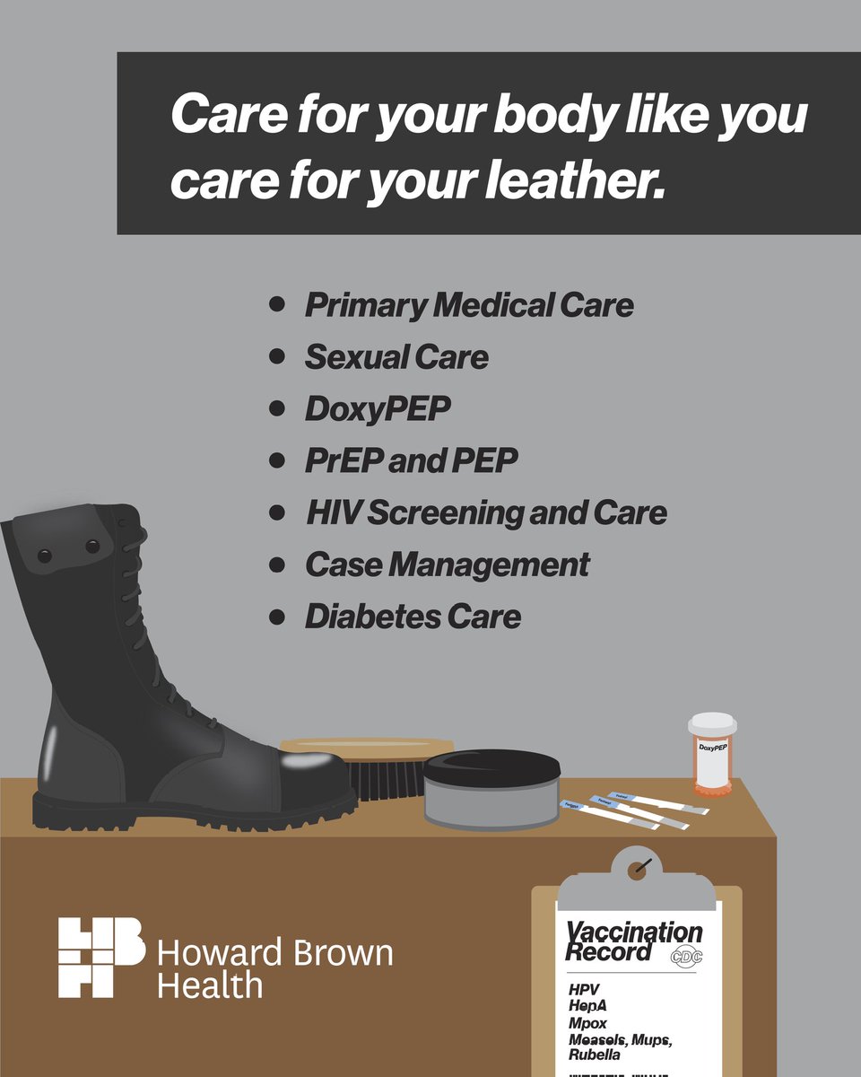 Howard Brown Health (@howardbrownhc) on Twitter photo Don't miss us at <a href="/IMLchicago/">Intl. Mr. Leather</a> this weekend, Friday through Sunday! We'll be there with our friends from <a href="/ChiPublicHealth/">CDPH | Chicago Department of Public Health</a> getting you connected to the affirming, excellent care you need. ❤️🖤💙 Don't miss us at <a href="/IMLchicago/">Intl. Mr. Leather</a> this weekend, Friday through Sunday! We'll be there with our friends from <a href="/ChiPublicHealth/">CDPH | Chicago Department of Public Health</a> getting you connected to the affirming, excellent care you need. ❤️🖤💙