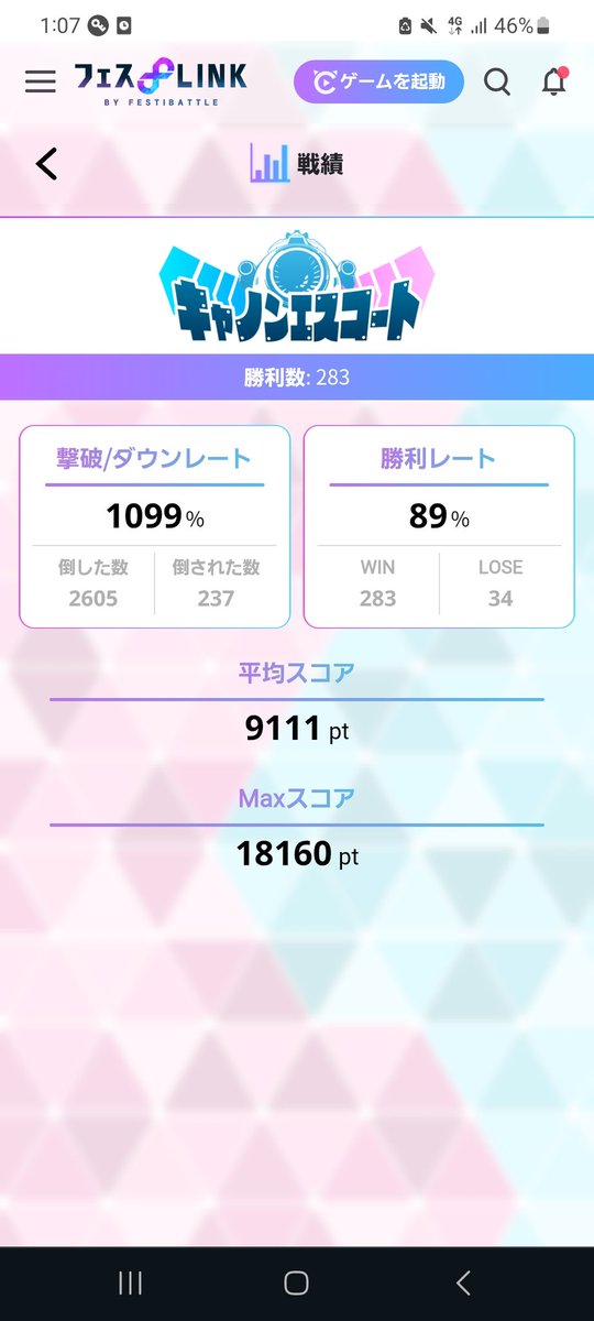 あと1％！笑
