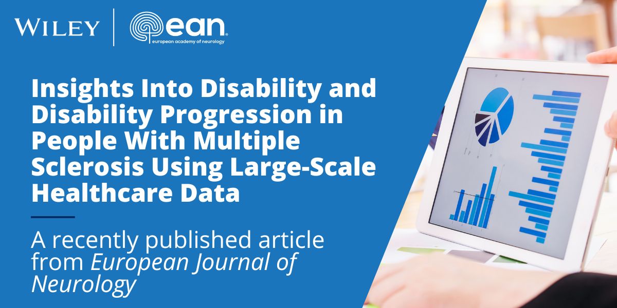 European Journal of Neurology (@eurjournalneuro) on Twitter photo 🆕 New article by Dereli et al. explores disability in people with MS: "Insights Into Disability and Disability Progression in People With Multiple Sclerosis Using Large-Scale Healthcare Data"
📖 onlinelibrary.wiley.com/doi/10.1111/en…
#Neurology #MultipleSclerosis
<a href="/EANeurology/">European Academy of Neurology</a> <a href="/WileyNeuro/">Wiley Neuro</a> 🆕 New article by Dereli et al. explores disability in people with MS: "Insights Into Disability and Disability Progression in People With Multiple Sclerosis Using Large-Scale Healthcare Data"
📖 onlinelibrary.wiley.com/doi/10.1111/en…
#Neurology #MultipleSclerosis
<a href="/EANeurology/">European Academy of Neurology</a> <a href="/WileyNeuro/">Wiley Neuro</a>