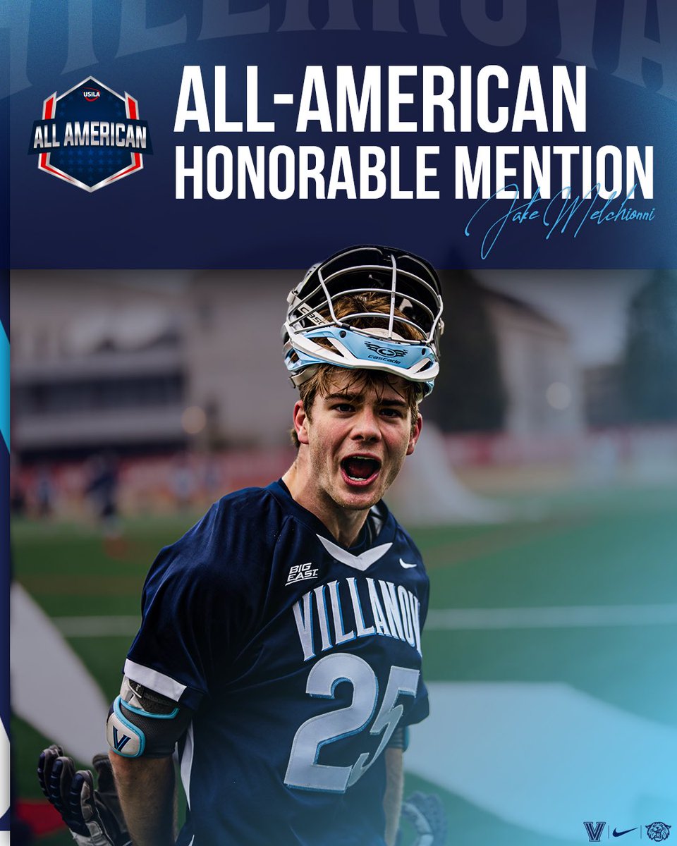 Villanova Men's Lax (@novalacrosse) on Twitter photo Congratulations to <a href="/JakeMelchionni/">Jake Melchionni</a> on earning another All-American honor! This time from the USILA!✌️🇺🇸
#GoNova #novalax😼🥍✌️ Congratulations to <a href="/JakeMelchionni/">Jake Melchionni</a> on earning another All-American honor! This time from the USILA!✌️🇺🇸
#GoNova #novalax😼🥍✌️