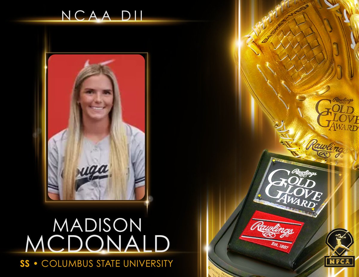 Rawlings Softball (@rawlingssb) on Twitter photo 2025 DII ๐ฅ๐ฎ๐๐น๐ถ๐ป๐ด๐ ๐๐ผ๐น๐ฑ ๐๐น๐ผ๐๐ฒ ๐๐๐ฎ๐ฟ๐ฑ Winner: SS - Madison McDonald ๐
#RawlingsGoldGloveAward x <a href="/NFCAorg/">National Fastpitch Coaches Association</a> | <a href="/CSUCougarsSB/">Columbus State Softball</a> 2025 DII ๐ฅ๐ฎ๐๐น๐ถ๐ป๐ด๐ ๐๐ผ๐น๐ฑ ๐๐น๐ผ๐๐ฒ ๐๐๐ฎ๐ฟ๐ฑ Winner: SS - Madison McDonald ๐
#RawlingsGoldGloveAward x <a href="/NFCAorg/">National Fastpitch Coaches Association</a> | <a href="/CSUCougarsSB/">Columbus State Softball</a>