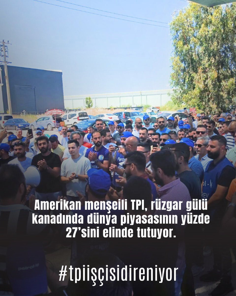 Emeğinin hakkını almak için Greve çıkan TPI işçisinin yanındayız. Dayanışmayı büyütelim. #tpiisçisidireniyor