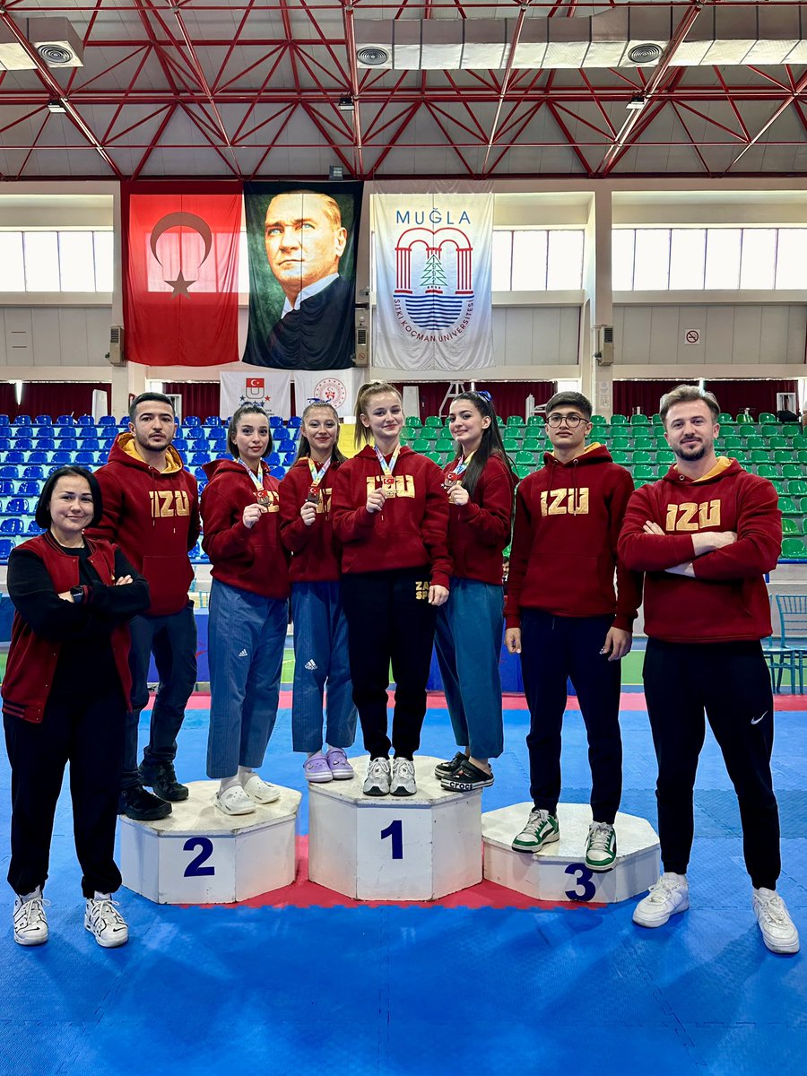 Kızlarımızdan Taekwondo’da Büyük Başarı! 🥋

Türkiye Üniversite Sporları Federasyonu’nun Muğla’daki şampiyonasında sporcularımız minderde adeta tarih yazdı.

🥇 Rabia Balmuk – Türkiye Şampiyonu
🥉 Gamze Çınar
🥉 Zeliha İpek Demirer
🥉 Fatıma Zeynep Pek

Başarılarınız daim olsun.