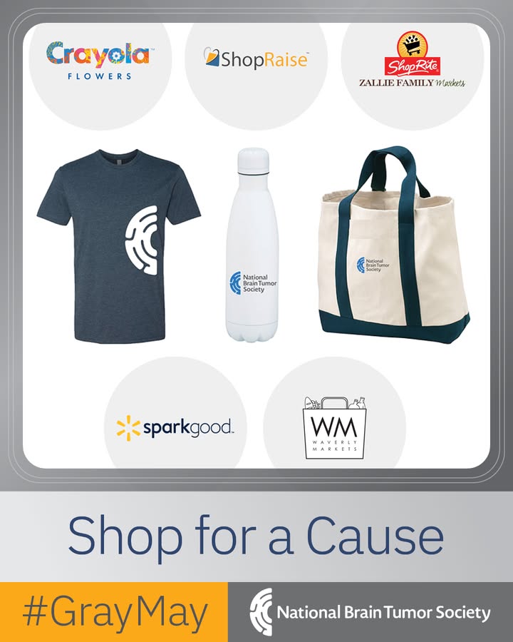 🛍️ ➡️ 🩶 This holiday weekend and beyond, you can support the brain tumor community and power breakthroughs just by shopping at your favorite stores, sending flowers, or buying NBTS merchandise.

Learn more: braintumor.org/take-action/sh…
