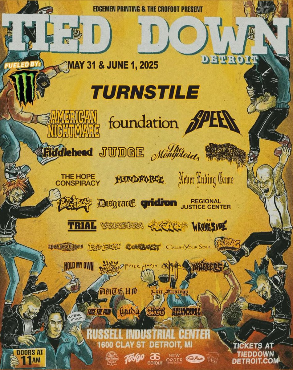 StrengthOfFates's tweet image. Told ya 

Turnstile headlining Tied Down Detroit