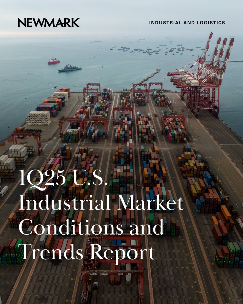 The U.S. industrial real estate market had a strong first quarter, buoyed by post-election sentiment before macroeconomic uncertainty emerged at quarter end. Explore our latest report for everything you need to know: nmrk.re/43tg4QD