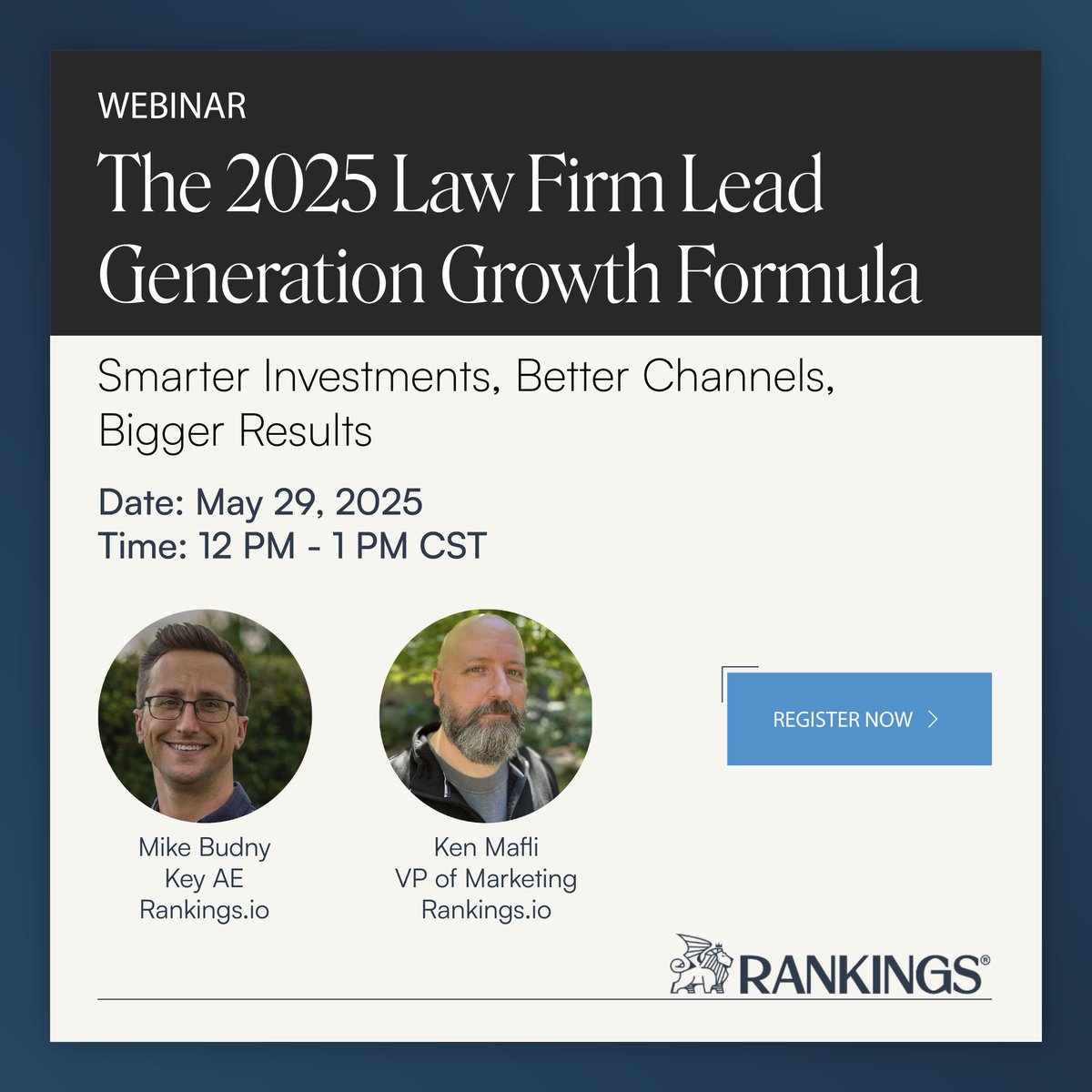 We surveyed 280+ attorneys and law firm professionals on the current state of legal marketing—and we're going live to break down the results into actionable steps.

Join us LIVE on Thursday, May 29th <a href="/12pm/">nour zohbi</a> CST to identify where your firm is going backwards compared to industry
