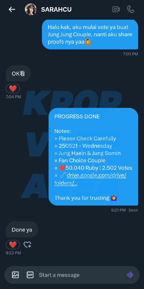 💌 SOLD [250521]

• IDOLCHAMP | Fan Choice Couple

❤️50.040 Ruby | 2.502 Votes
For: #LoveNextDoor
Purchased by: <a href="/sarahcu_lee/">SARAHCU</a>

Thank you for trusting!
#KPOPVOTEAREA_PROOF