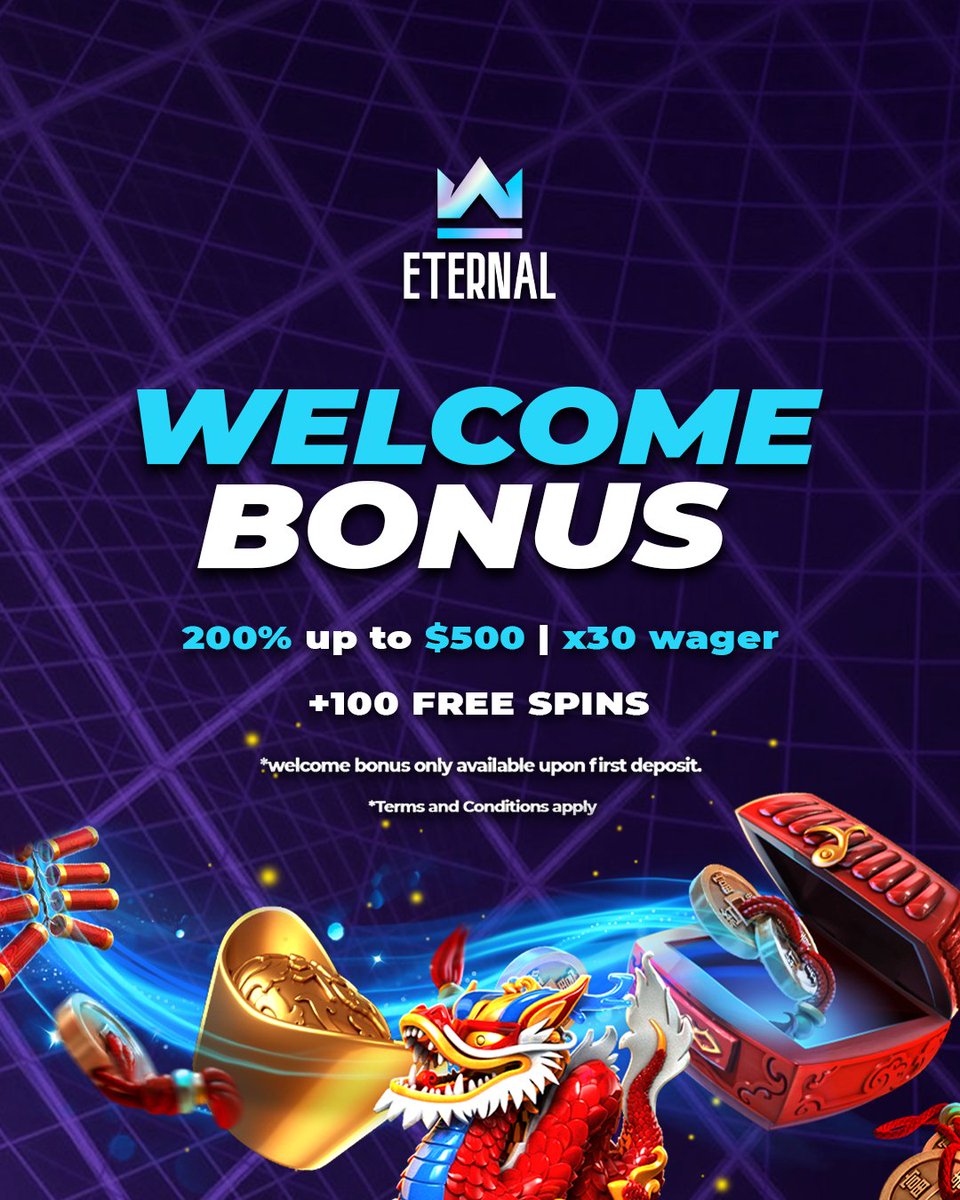 Eternal_Casino_'s tweet photo. Join the worlds premier online casino!
 
Tag, share and repost for a chance to win cashbacks and more. 

Showcase your eternal wins! 
(Link in bio) https://t.co/h1AWWdIKah