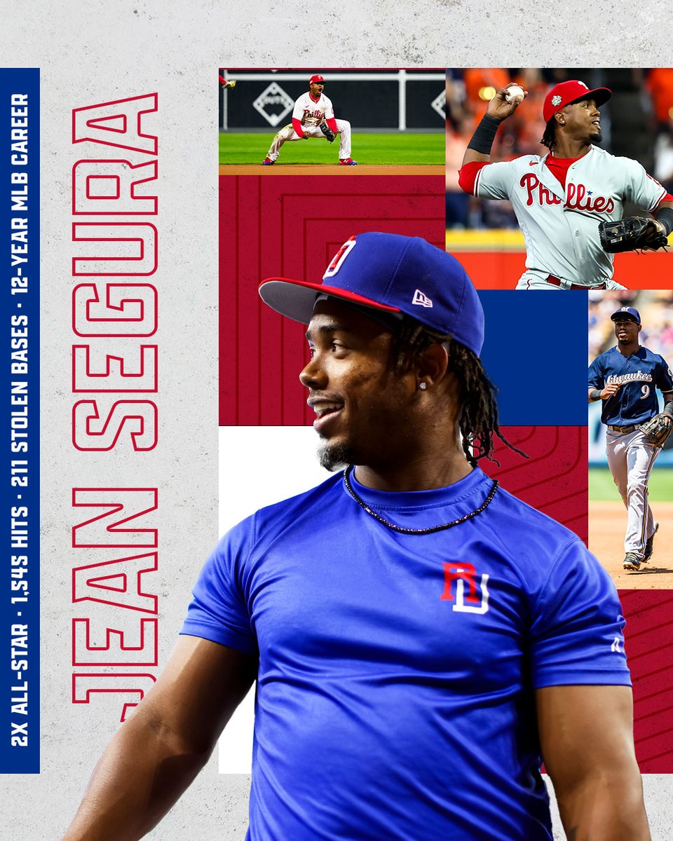 MLBPA (@mlbpa) on Twitter photo Jean Segura amassed 1,545 hits and stole 211 bases while making two All-Star teams over 12 seasons with the <a href="/Angels/">Los Angeles Angels</a>, <a href="/Brewers/">Milwaukee Brewers</a>, <a href="/Dbacks/">Arizona Diamondbacks</a>, <a href="/Mariners/">Seattle Mariners</a>, <a href="/Phillies/">Philadelphia Phillies</a> and <a href="/Marlins/">Miami Marlins</a>. Congratulations on a productive career and best wishes in your retirement! Jean Segura amassed 1,545 hits and stole 211 bases while making two All-Star teams over 12 seasons with the <a href="/Angels/">Los Angeles Angels</a>, <a href="/Brewers/">Milwaukee Brewers</a>, <a href="/Dbacks/">Arizona Diamondbacks</a>, <a href="/Mariners/">Seattle Mariners</a>, <a href="/Phillies/">Philadelphia Phillies</a> and <a href="/Marlins/">Miami Marlins</a>. Congratulations on a productive career and best wishes in your retirement!