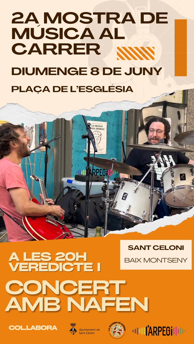 Un cop acabat el període d’inscripcions us presenten el grup que tancarà la jornada, son els 𝗡𝗔𝗙𝗘𝗡
Grup del baix Montseny, van participar a la 1era edició de la Mostra i ens presentaran el seu nou LP “Sembrant Futur”
👇🏻👇🏻👇🏻👇🏻👇🏻👇🏻👇🏻