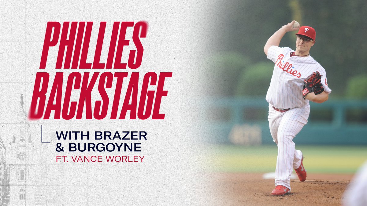 The Vanimal stopped by The Bank this week! Catch up with Vance Worley on the newest episode of Phillies Backstage.

🎙: atmlb.com/3TOJZiG