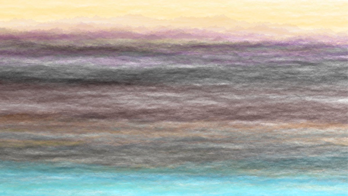 KilledByAPixel's tweet image. Watercolor Textures 🖌️ dwitter.net/d/33833 #javascript #tinycode

for(i=3e3,C(d*t)&amp;gt;.999?x.fillStyle=`hsl(${d**3%i} 99%${C(d)*40+40}%`:R=0;i--;)x.fillRect(i,R+t*99,.05,R+=C(i*i*++d))}{d=Date.now()