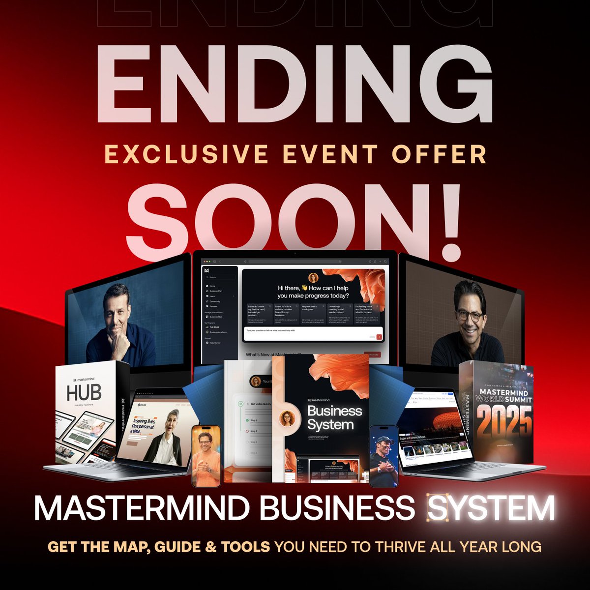 martin_seville's tweet photo. Quick one to say Today is the last day to take out the Mastermind Business System event offer.
⬇️
https://t.co/4riRosGsx0 https://t.co/9PRTviGiR1