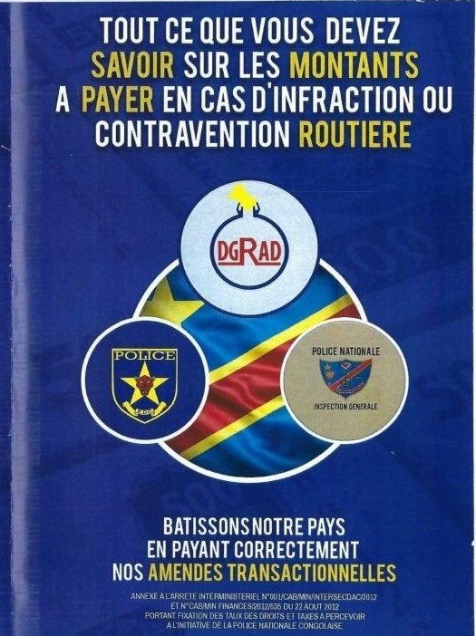 KapasaMaitre's tweet photo. @Interieur_RDC Après avoir suivi le VPM @shabani_lukoo à @AssembleeNatRDC nous exigeons :
1. La publication en grand caractère devant tout les bureaux de la police des taxes à percevoir.
2. L'installation effective des bureaux de la DGRAD dans tous les commissariats @financesrdc @Dgrk_rdc https://t.co/1oW6Fk6OJL